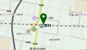 日産レンタカー 栗林駅前ステーションの地図画像