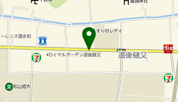 日産レンタカー 松山道後ステーションの地図画像