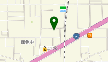 日産レンタカー 松山保免ステーションの地図画像