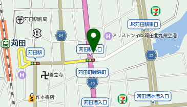 日産レンタカー 苅田駅前店(セルフライドゴー専用)の地図画像