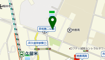 日産レンタカー 久留米駅前ステーションの地図画像