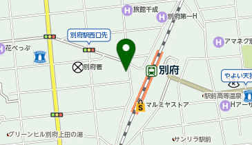 日産レンタカー 別府駅西口ステーションの地図画像