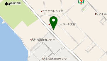 日産レンタカー 長崎空港店の地図画像