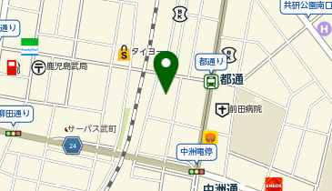 日産レンタカー 鹿児島中央駅ステーションの地図画像