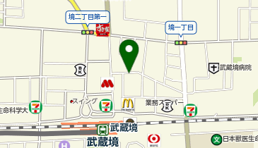 日産レンタカー メッセ武蔵境ビル ステーションの地図画像