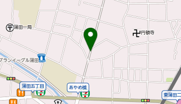 日産レンタカー NPC24H蒲田3丁目 ステーションの地図画像