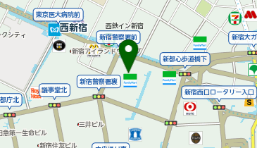 日産レンタカー パラカ新宿野村ビル ステーションの地図画像