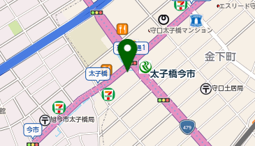 日産レンタカー P.ZONE太子橋今市駅前第3ステーションの地図画像