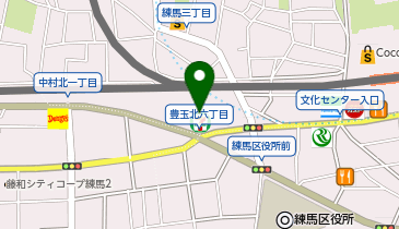 日産レンタカー HF練馬レジデンス ステーションの地図画像