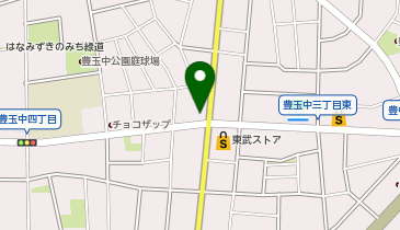 日産レンタカー コインパーク豊玉中3丁目 ステーションの地図画像
