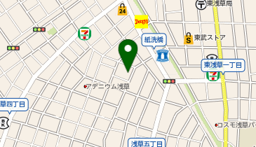 日産レンタカー ユアーズパーキング浅草5丁目第2 ステーションの地図画像