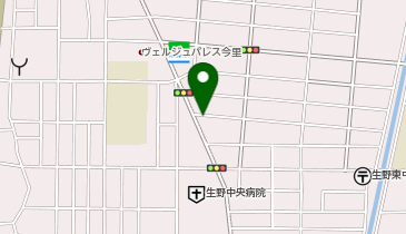 日産レンタカー P.ZONE新今里 ステーションの地図画像