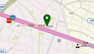 日産レンタカー 日産東京 練馬北町店ステーションの地図画像