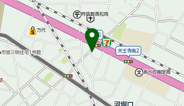 日産レンタカー ショウワパーク河堀口 ステーションの地図画像