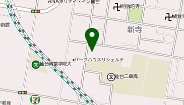 日産レンタカー パークジャパン仙台連坊第3 ステーションの地図画像