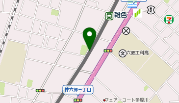 日産レンタカー 京急雑色駅前 ステーションの地図画像