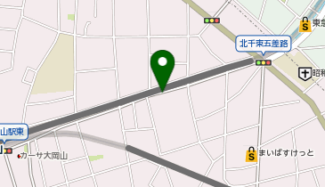 日産レンタカー ユアーズ北千束第2 ステーションの地図画像