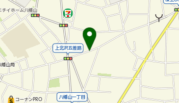 日産レンタカー NPC24H上北沢1丁目パーキング ステーションの地図画像