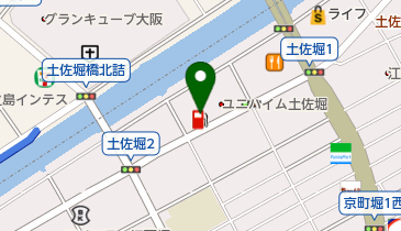 オリックスレンタカー 土佐堀カウンターの地図画像