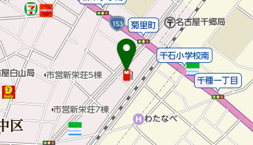 オリックスレンタカー 千種橋SSカウンターの地図画像