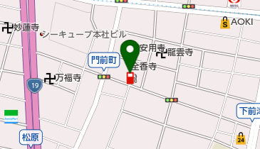 オリックスレンタカー 大須SSカウンターの地図画像