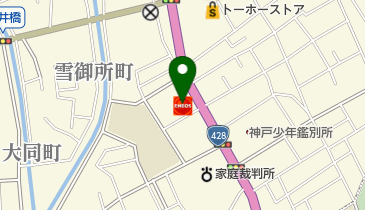 オリックスレンタカー 神戸平野SSカウンターの地図画像