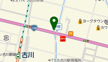 オリックスレンタカー 古川駅東口店の地図画像