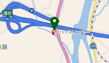 オリックスレンタカー 落合インターSSカウンターの地図画像