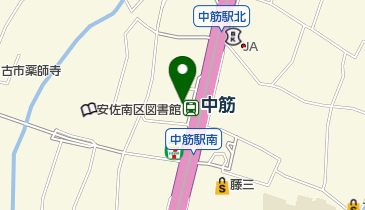 オリックスレンタカー 中筋駅前カウンターの地図画像