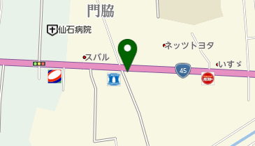 オリックスレンタカー 石巻西店の地図画像