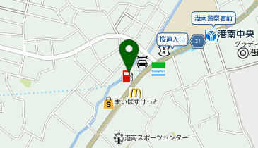 オリックスレンタカー 港南中央駅前SSカウンターの地図画像