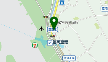 オリックスレンタカー 福岡空港ターミナル東店送迎カウンターの地図画像