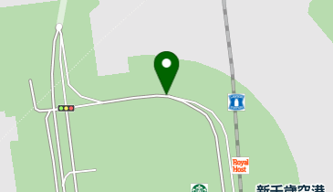 オリックスレンタカー 新千歳空港A駐車場24時間無人貸出カウンターの地図画像