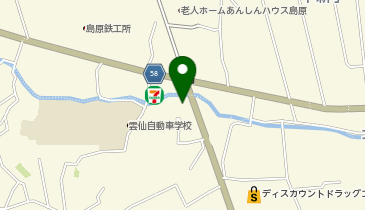 オリックスレンタカー 島原店の地図画像