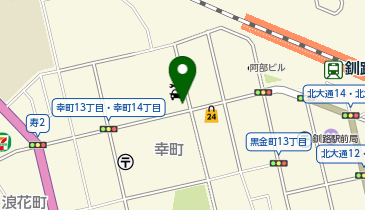オリックスレンタカー 釧路駅前店24時間無人貸出カウンターの地図画像