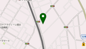 オリックスレンタカー 越谷店の地図画像