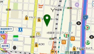 オリックスレンタカー 秋葉原駅前店の地図画像