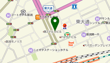 オリックスレンタカー 新潟駅前東大通店の地図画像