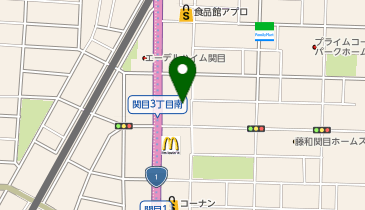 オリックスレンタカー 京阪関目駅南店の地図画像