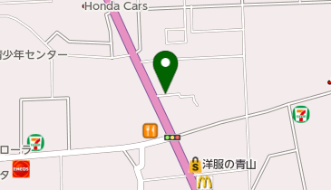 オリックスレンタカー 柏十余二カウンターの地図画像