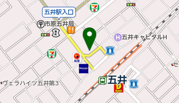 オリックスレンタカー 五井駅前西口カウンターの地図画像