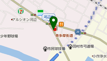 オリックスレンタカー ニュー青梅SSカウンターの地図画像