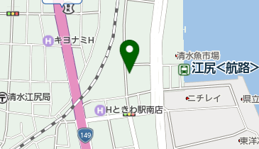 オリックスレンタカー 清水駅前店の地図画像