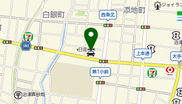 オリックスレンタカー 沼津店の地図画像