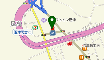 オリックスレンタカー 沼津インターSSカウンターの地図画像