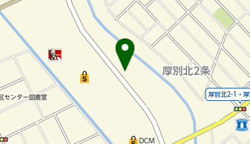 オリックスレンタカー 厚別西店の地図画像