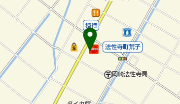 オリックスレンタカー 岡崎六ツ美SSカウンターの地図画像