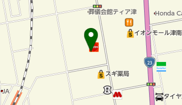オリックスレンタカー 高茶屋SSカウンターの地図画像