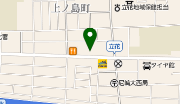 オリックスレンタカー 尼崎立花カウンターの地図画像