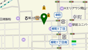 オリックスレンタカー 岡山駅東口店の地図画像